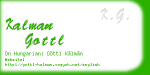 kalman gottl business card